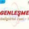 GENLEŞME  / GELİŞTİRİCİ TEST – 1