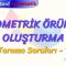 GEOMETRİK ÖRÜNTÜ OLUŞTURMA / TARAMA SORULARI – 1