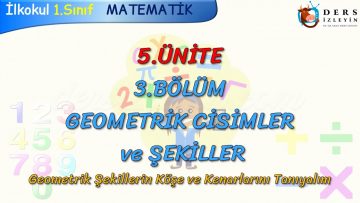 GEOMETRİK ŞEKİLLERİN KÖŞE VE KENARLARI