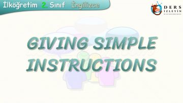 GIVING SIMPLE INSTRUCTIONS