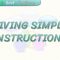 GIVING SIMPLE INSTRUCTIONS