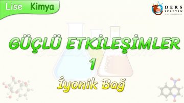 GÜÇLÜ ETKİLEŞİMLER – 1 / İYONİK BAĞ