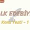 HALK EDEBİYATI / KONU TESTİ – 1