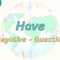 Have / Negative – Question 49. Ders
