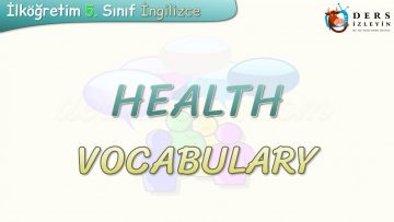 HEALTH / VOCABULARY