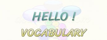 HELLO / VOCABULARY