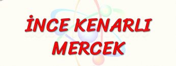 İNCE KENARLI MERCEK