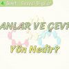 İNSANLAR VE ÇEVRE – 1 / YÖN NEDİR