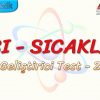 ISI – SICAKLIK / GELİŞTİRİCİ TEST – 2