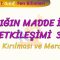 IŞIĞIN MADDE İLE ETKİLEŞİMİ – 3 / IŞIĞIN KIRILMASI VE MERCEKLER
