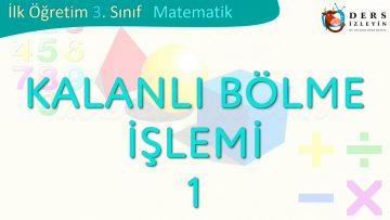 KALANLI BÖLME İŞLEMİ-1