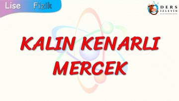 KALIN KENARLI MERCEK