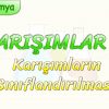 KARIŞIMLAR – 1 KARIŞIMLARIN SINIFLANDIRILMASI