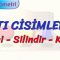 KATI CİSİMLER – 3 / KONİ – SİLİNDİR – KÜRE