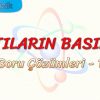 KATILARIN BASINCI / SORU ÇÖZÜMLERİ – 1