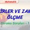 KESİRLER VE ZAMAN ÖLÇME / TARAMA SORULARI – 1