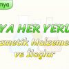 KİMYA HER YERDE – 3 / KOZMETİK MALZEMELER VE İLAÇLAR