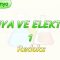 KİMYA VE ELEKTRİK – 1 / REDOKS