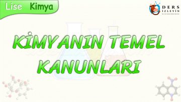 KİMYANIN TEMEL KANUNLARI