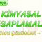 KİMYASAL HESAPLAMALAR / SORU ÇÖZÜMLERİ – 1
