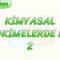 KİMYASAL TEPKİMELERDE HIZ – 2