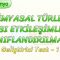 KİMYASAL TÜRLER ARASI ETKİLEŞİMLERİN SINIFLANDIRILMASI / GELİŞTİRİCİ TEST – 1