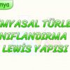 KİMYASAL TÜRLER / SINIFLANDIRMA VE LEWİS YAPISI