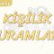 KİŞİLİK KURAMLARI