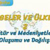 KÜLTÜR VE MEDENİYETLERİN OLUŞUMU VE DAĞILIŞI (BÖLGELER VE ÜLKELER – 2) – AYT