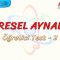 KÜRESEL AYNALAR / ÖĞRETİCİ TEST – 2