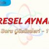 KÜRESEL AYNALAR / SORU ÇÖZÜMLERİ – 1