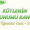 KÜTLENİN KORUNUMU KANUNU / ÖĞRETİCİ TEST – 2