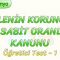 KÜTLENİN KORUNUMU VE SABİT ORANLAR KANUNU / ÖĞRETİCİ TEST – 1