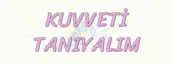 KUVVETİ TANIYALIM-ALIŞTIRMALAR
