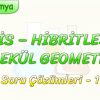LEWİS – HİBRİTLEŞME – MOLEKÜL GEOMETRİSİ / SORU ÇÖZÜMLERİ – 1
