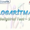 LOGARİTMA / GELİŞTİRİCİ TEST – 9