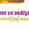 MADDE VE DEĞİŞİM – 1 / MADDENİN HAL DEĞİŞİMİ