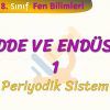 MADDE VE ENDÜSTRİ – 1  PERİYODİK SİSTEM