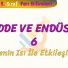 MADDE VE ENDÜSTRİ – 6 / MADDENİN ISI İLE ETKİLEŞİMİ – 2