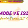 MADDE VE ISI – 1 /  MADDENİN TANECİKLİ YAPISI