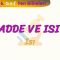 MADDE VE ISI – 3 / ISI