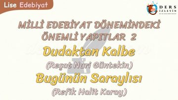 MİLLİ EDEBİYAT DÖNEMİNDEKİ ÖNEMLİ YAPITLAR – 2