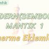 MODERN MANTIK – 1 / ÖNERME EKLEMLERİ