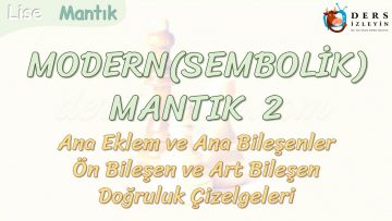 MODERN MANTIK – 2 / ANA EKLEMLER, BİLEŞENLER VE DOĞRULUK ÇİZELGELERİ