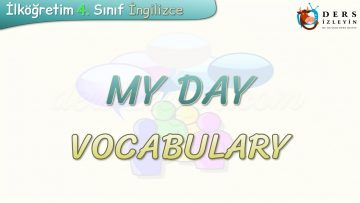 MY DAY / VOCABULARY