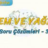 NEM VE YAĞIŞ / SORU ÇÖZÜMLERİ – 3 (TYT)