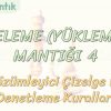 NİCELEME MANTIĞI – 4 / ÇÖZÜMLEYİCİ ÇİZELGE İLE DENETLEME KURALLARI