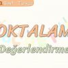 NOKTALAMA / DEĞERLENDİRME