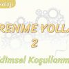 ÖĞRENME YOLLARI – 2 / EDİMSEL KOŞULLANMA