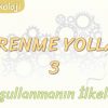 ÖĞRENME YOLLARI – 3 / KOŞULLANMA İLKELERİ